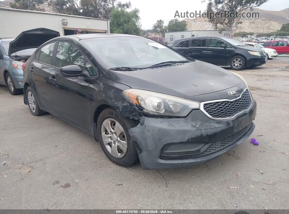 KNAFK4A60G5539355 2016 KIA FORTE Черный Передняя правая четверть