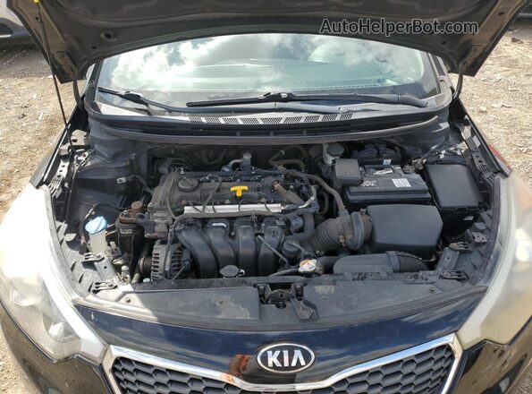 KNAFK4A63G5455885 2016 KIA FORTE Черный Вид задней части салона