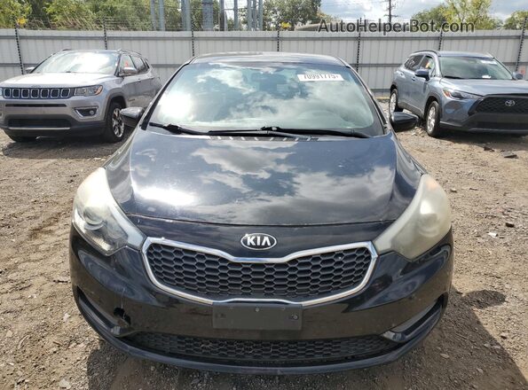 KNAFK4A63G5455885 2016 KIA FORTE Черный Вид спереди