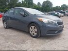 2016 Kia Forte Lx Blue vin: KNAFK4A69G5495288
