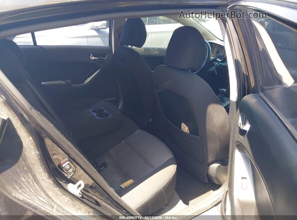 KNAFK5A89G5570322 2016 KIA FORTE Black Widok naklejki z numerem VIN