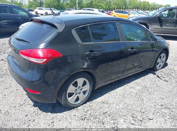 KNAFK5A89G5570322 2016 KIA FORTE Black Tył prawy