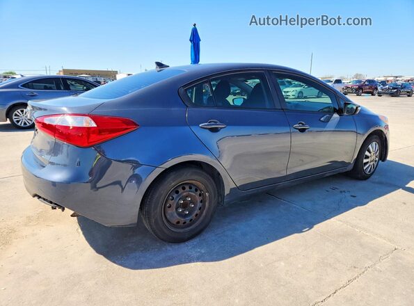 KNAFX4A61G5537471 2016 KIA FORTE Синий Задняя правая четверть