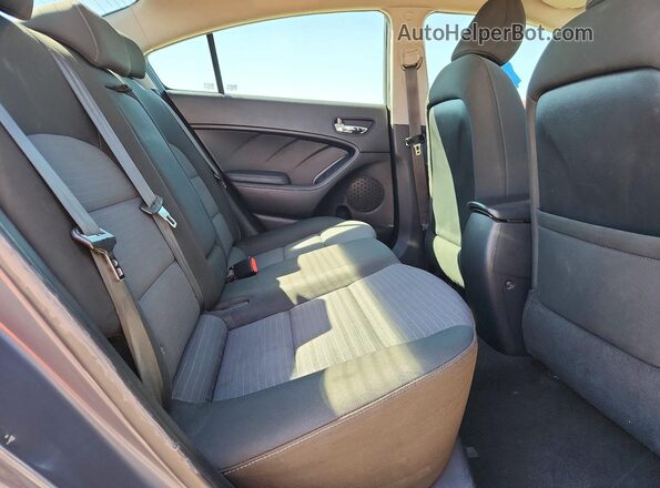 KNAFX4A61G5537471 2016 KIA FORTE Синий Вид задних сидений