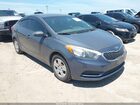2016 Kia Forte Lx Серый vin: KNAFX4A65G5553916