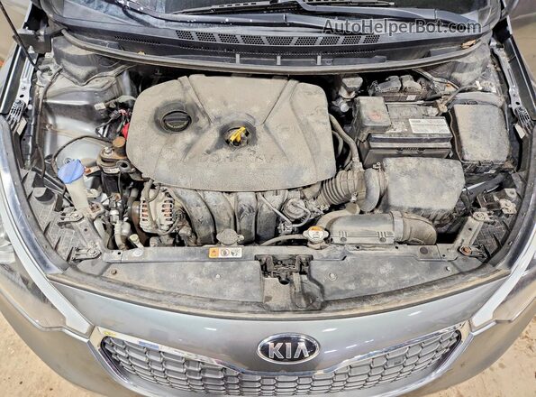 KNAFX4A67G5580325 2016 KIA FORTE Gray Widok wnętrza z tyłu