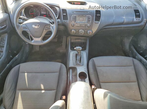 KNAFX4A69G5478914 2016 KIA FORTE Серый Вид панели приборов
