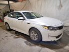 2016 Kia Optima Lx Белый vin: KNAGT4L33G5098535