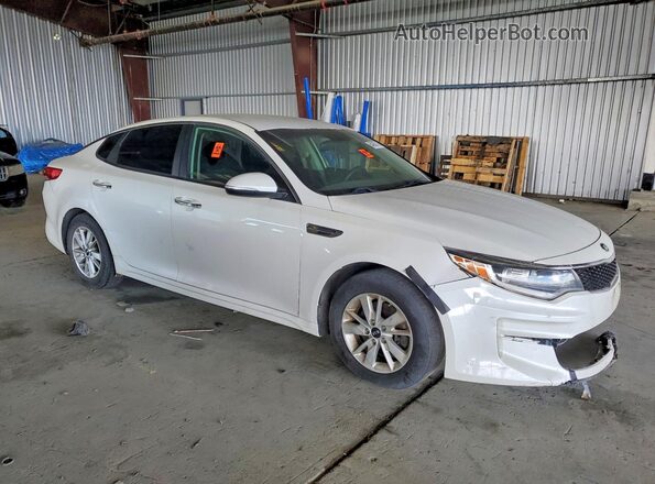 KNAGT4L33G5100977 2016 KIA OPTIMA Белый Передняя правая четверть
