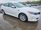 2016 Kia Optima Lx Белый vin: KNAGT4L3XG5081683