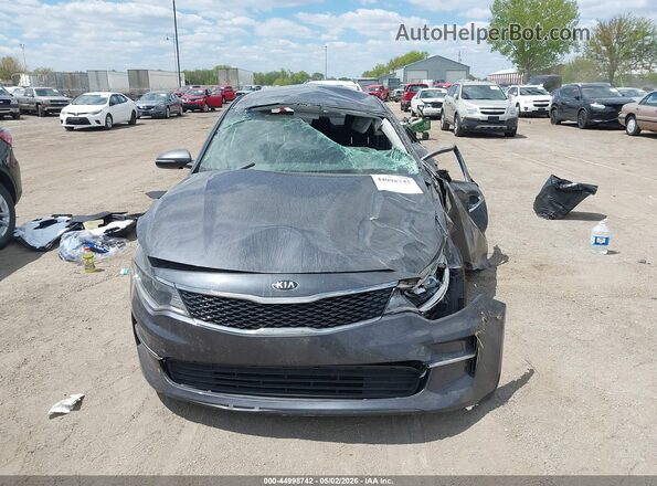 KNAGT4L3XG5119476 2016 KIA OPTIMA Серый Вид задней части салона