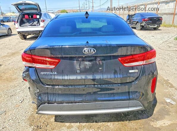 KNAGT4LC4H5006723 2017 KIA OPTIMA Черный Вид сзади