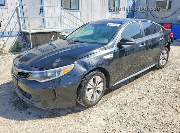 KNAGT4LC4H5006723 2017 KIA OPTIMA Черный Передняя левая четверть