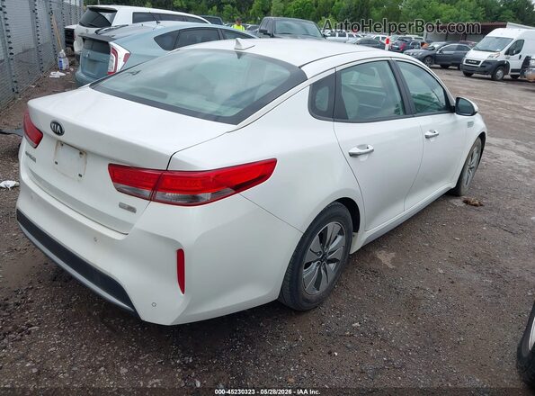 KNAGT4LE5H5012399 2017 KIA OPTIMA HYBRID Белый Задняя правая четверть