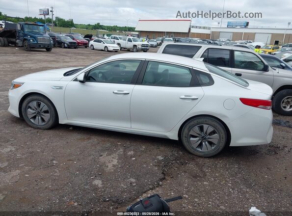 KNAGT4LE5H5012399 2017 KIA OPTIMA HYBRID Белый Задняя левая четверть