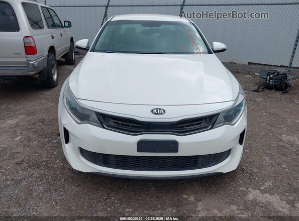 KNAGT4LE5H5012399 2017 KIA OPTIMA HYBRID Белый Вид щитка приборов