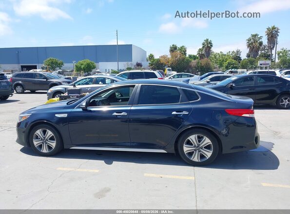 KNAGU4LE0J5020705 2018 KIA OPTIMA HYBRID Blue Панорамний вид салону 360°