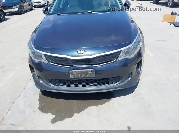 KNAGU4LE0J5020705 2018 KIA OPTIMA HYBRID Blue Вид спереду