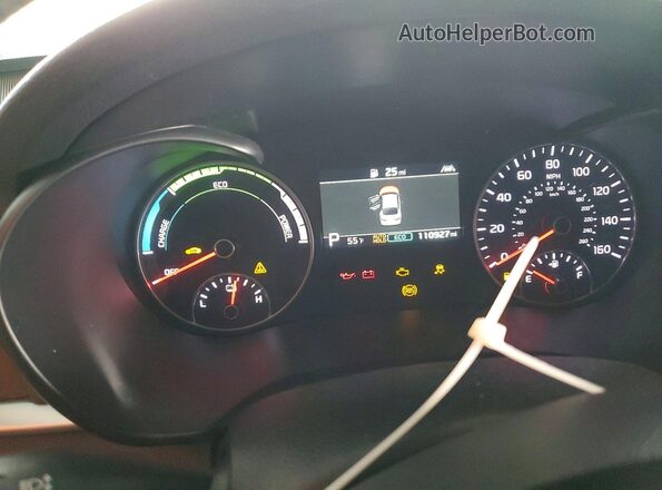 KNAGU4LE5L5041939 2020 KIA OPTIMA White Widok zestawu wskaźników