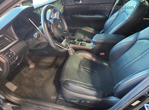 KNAGU4LE7L5044812 2020 KIA OPTIMA Black Вид салону спереду