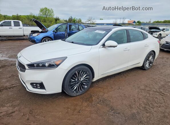 KNALC4J13H5060370 2017 KIA CADENZA White Front left