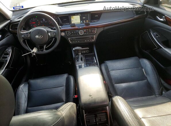 KNALC4J14H5070132 2017 KIA CADENZA Черный Вид панели приборов