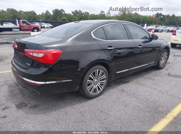 KNALN4D74G5215503 2016 KIA CADENZA Черный Задняя правая четверть