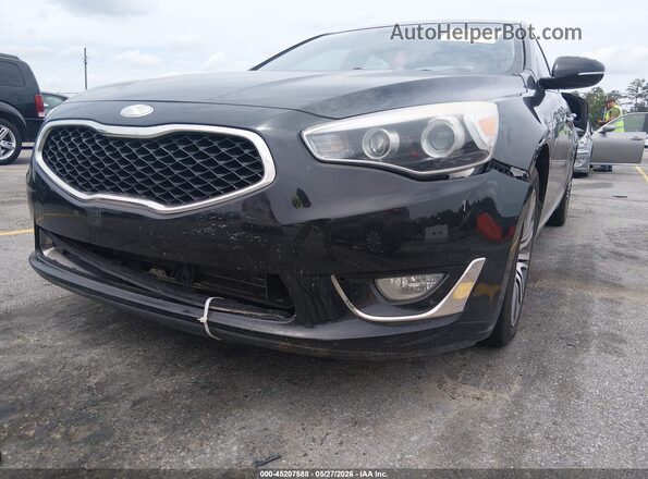 KNALN4D74G5215503 2016 KIA CADENZA Черный Вид спереди