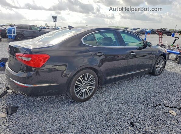 KNALN4D75G5215185 2016 KIA CADENZA Черный Задняя правая четверть