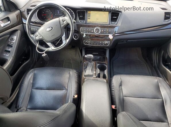 KNALN4D75G5215185 2016 KIA CADENZA Черный Вид панели приборов