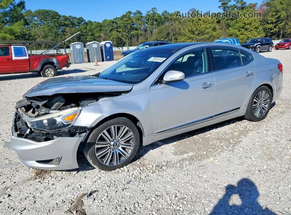 KNALN4D79G5206067 2016 KIA CADENZA Silver Przód lewy