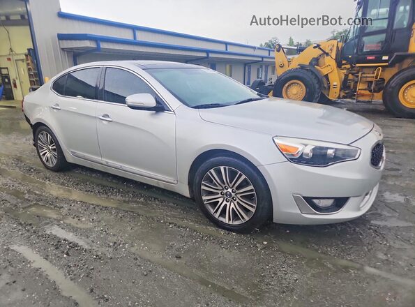 KNALN4D79G5216615 2016 KIA CADENZA Серебряный Передняя правая четверть