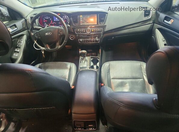 KNALN4D79G5216615 2016 KIA CADENZA Серебряный Вид панели приборов