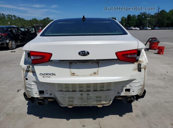 KNALN4D7XG5213786 2016 KIA CADENZA White Вид ззаду