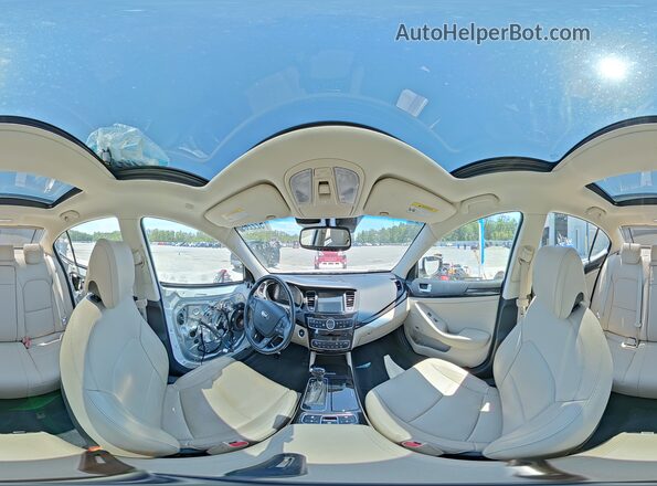 KNALN4D7XG5213786 2016 KIA CADENZA White Вид наклейки з VIN-кодом