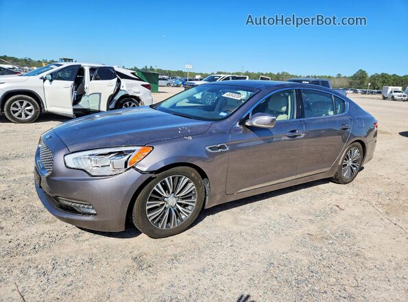 KNALU4D36G6031481 2016 KIA K900 Серый Передняя левая четверть