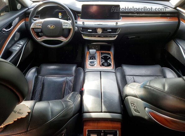 KNAS34J61L6021982 2020 KIA K900 Черный Вид панели приборов