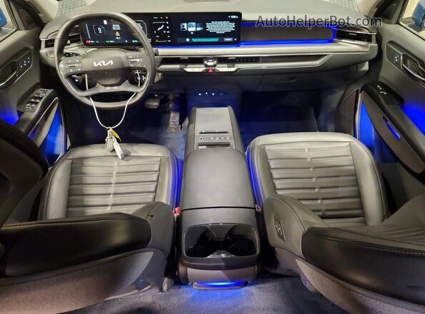 KNDADFS5XR6033618 2024 KIA EV9 Blue წინა პანელის ხედი