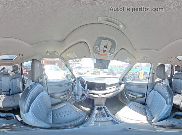 KNDAFFS56R6022495 2024 KIA EV9 Gray Widok naklejki z numerem VIN