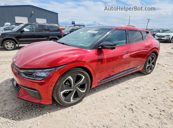 KNDC4DLC9P5122772 2023 KIA EV6 Красный Передняя левая четверть
