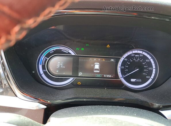 KNDCB3LC0N5528159 2022 KIA NIRO Темно-бордовый Вид щитка приборов