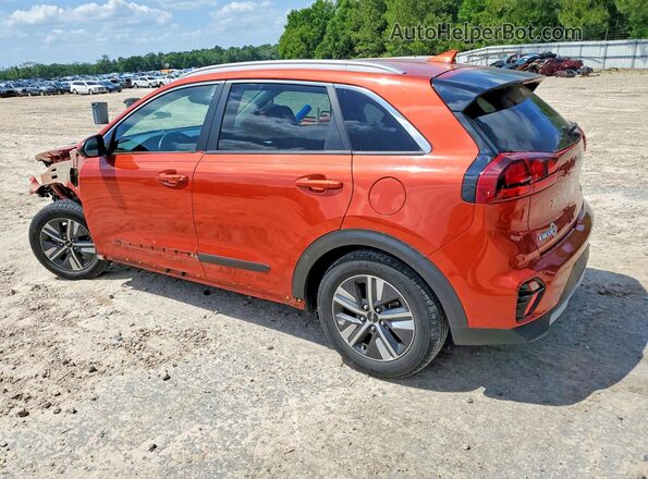 KNDCB3LC0N5528159 2022 KIA NIRO Темно-бордовый Задняя левая четверть