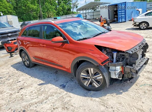 KNDCB3LC0N5528159 2022 KIA NIRO Темно-бордовый Передняя правая четверть