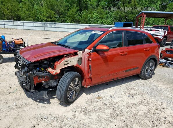 KNDCB3LC0N5528159 2022 KIA NIRO Темно-бордовый Передняя левая четверть