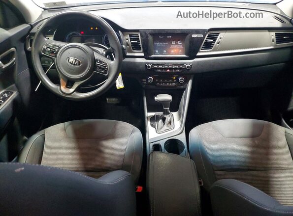 KNDCB3LC1J5118612 2018 KIA NIRO Black Widok deski rozdzielczej