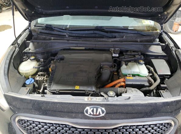 KNDCB3LC1J5118612 2018 KIA NIRO Black Widok komory silnika