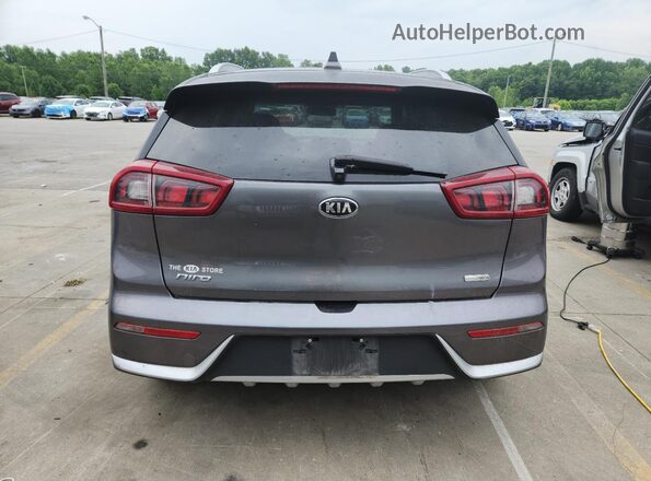 KNDCB3LC1J5122756 2018 KIA NIRO Серый Вид сзади