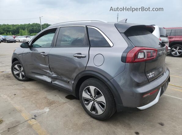 KNDCB3LC1J5122756 2018 KIA NIRO Серый Задняя левая четверть
