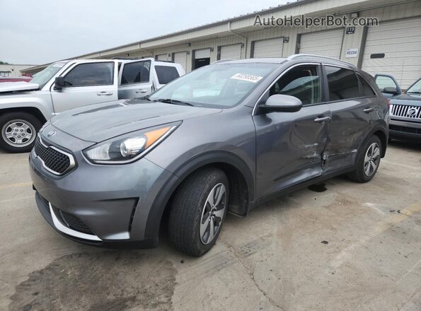 KNDCB3LC1J5122756 2018 KIA NIRO Серый Передняя левая четверть