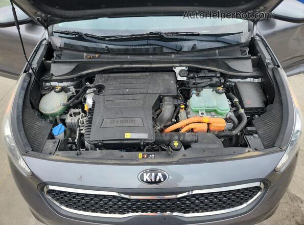 KNDCB3LC1J5122756 2018 KIA NIRO Серый Вид подкапотного пространства